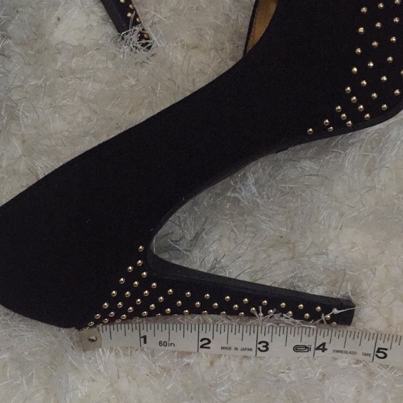 Black suede platform heels NWOT - Picture 6 of 6